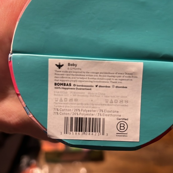 NWT Adorable Baby Disney Bombas 6 pair set in magnetic gift box - Picture 9 of 11